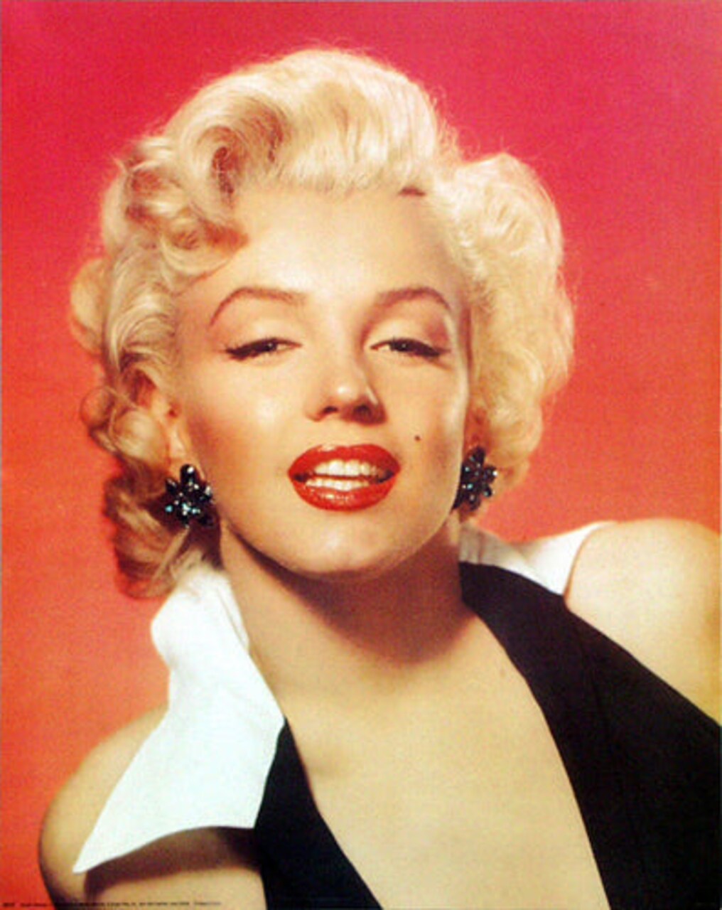 Marilyn Monroe: Red Portrait by Anon Wall Art Décor 10 x 8 Art Print